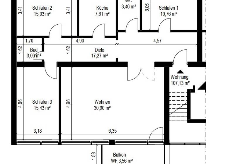 Wohnung zum Kauf 249.500 € 4 Zimmer 105 m² EG Hasencleverstraße 15 Aachen 52066