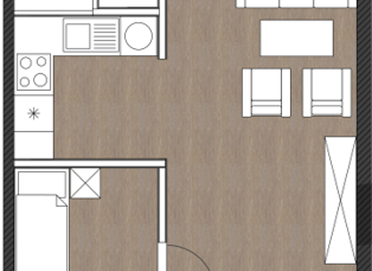 Wohnung zur Miete - Neubau 675 € 2 Zimmer 56,4 m²<br/>Wohnfläche 2.<br/>Geschoss Tauchaer Straße 300-302 Plaußig-Portitz Leipzig 04349