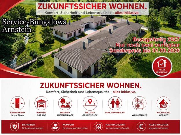 Bungalow zum Kauf provisionsfrei 3 Zimmer 124 m² frei ab sofort Arnstein 97450