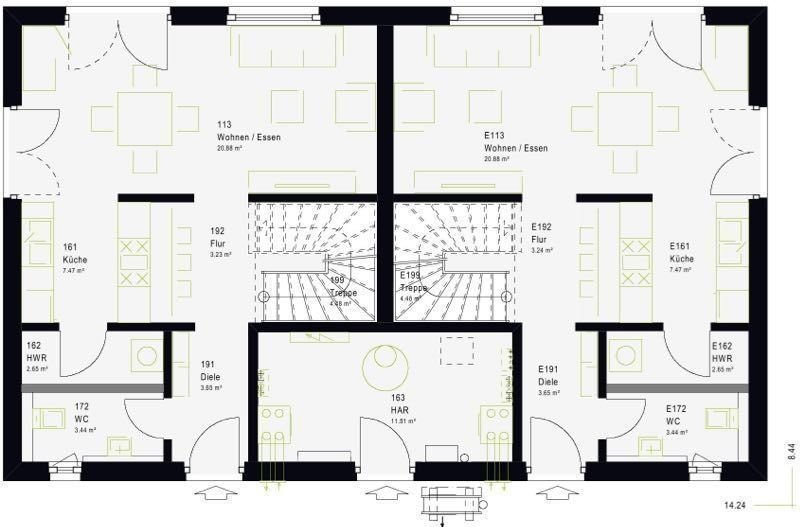 Einfamilienhaus zum Kauf 599.869 € 8 Zimmer 204 m²<br/>Wohnfläche 848 m²<br/>Grundstück Burladingen Burladingen 72393