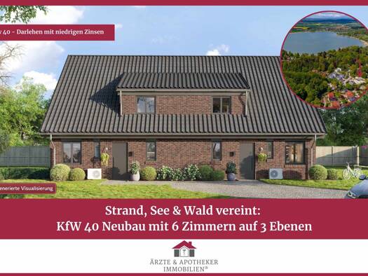 Doppelhaushälfte zum Kauf - Erstbezug 659.000 € 6 Zimmer 145,7 m² 261,6 m² Grundstück Klingberg Scharbeutz 23684