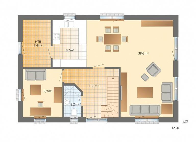 Einfamilienhaus zum Kauf provisionsfrei 479.500 € 6 Zimmer 157 m² 680 m² Grundstück Bösel II Bösel 26219