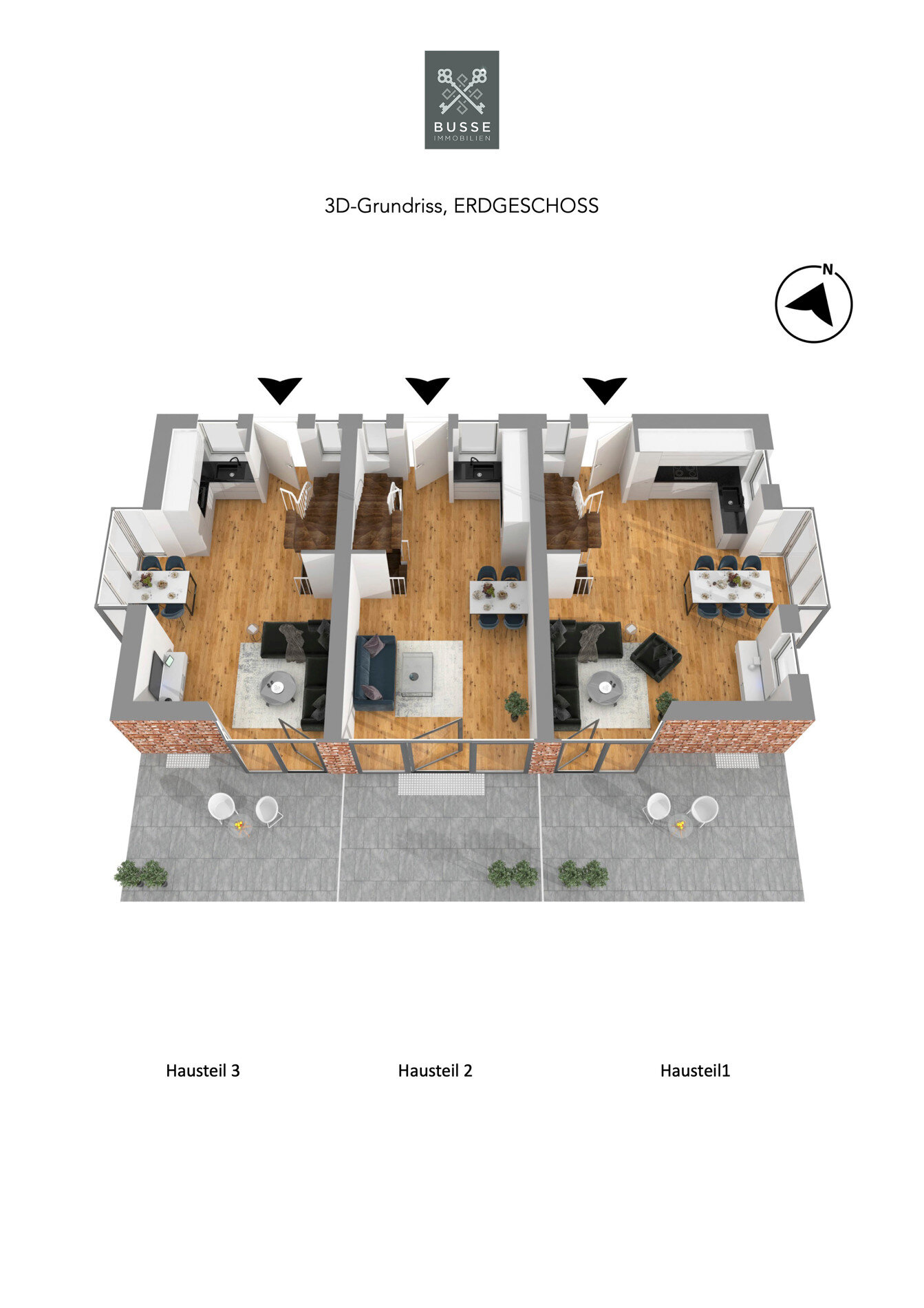 Reihenmittelhaus zum Kauf 939.600 € 3 Zimmer 90 m²<br/>Wohnfläche 190 m²<br/>Grundstück Hörnum 25997