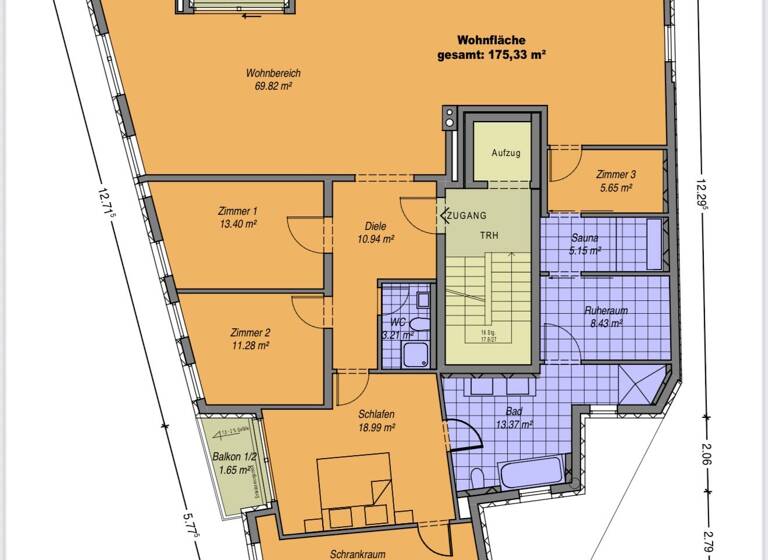 Wohnung zur Miete 2.650 € 4,5 Zimmer 175 m² Geschoss 1/6 frei ab sofort Tuchgasse 3 Sebald Nürnberg 90403
