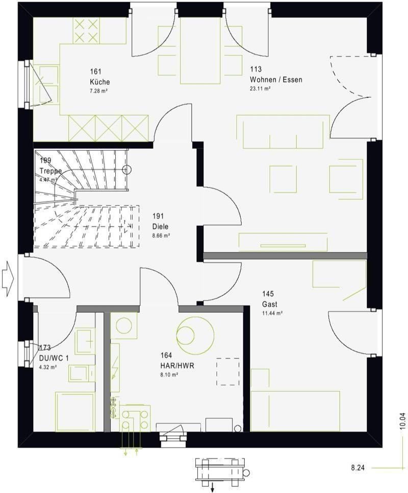 Einfamilienhaus zum Kauf 446.069 € 5 Zimmer 134 m²<br/>Wohnfläche 848 m²<br/>Grundstück Burladingen Burladingen 72393