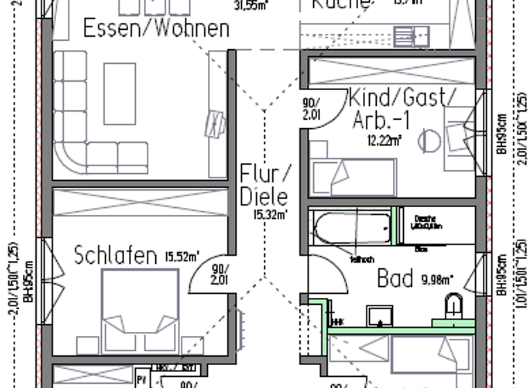 Bungalow zum Kauf provisionsfrei 370.000 € 4 Zimmer 120 m² 614 m² Grundstück Nethestraße / Fritz-Reuter-Str. Burg 39288