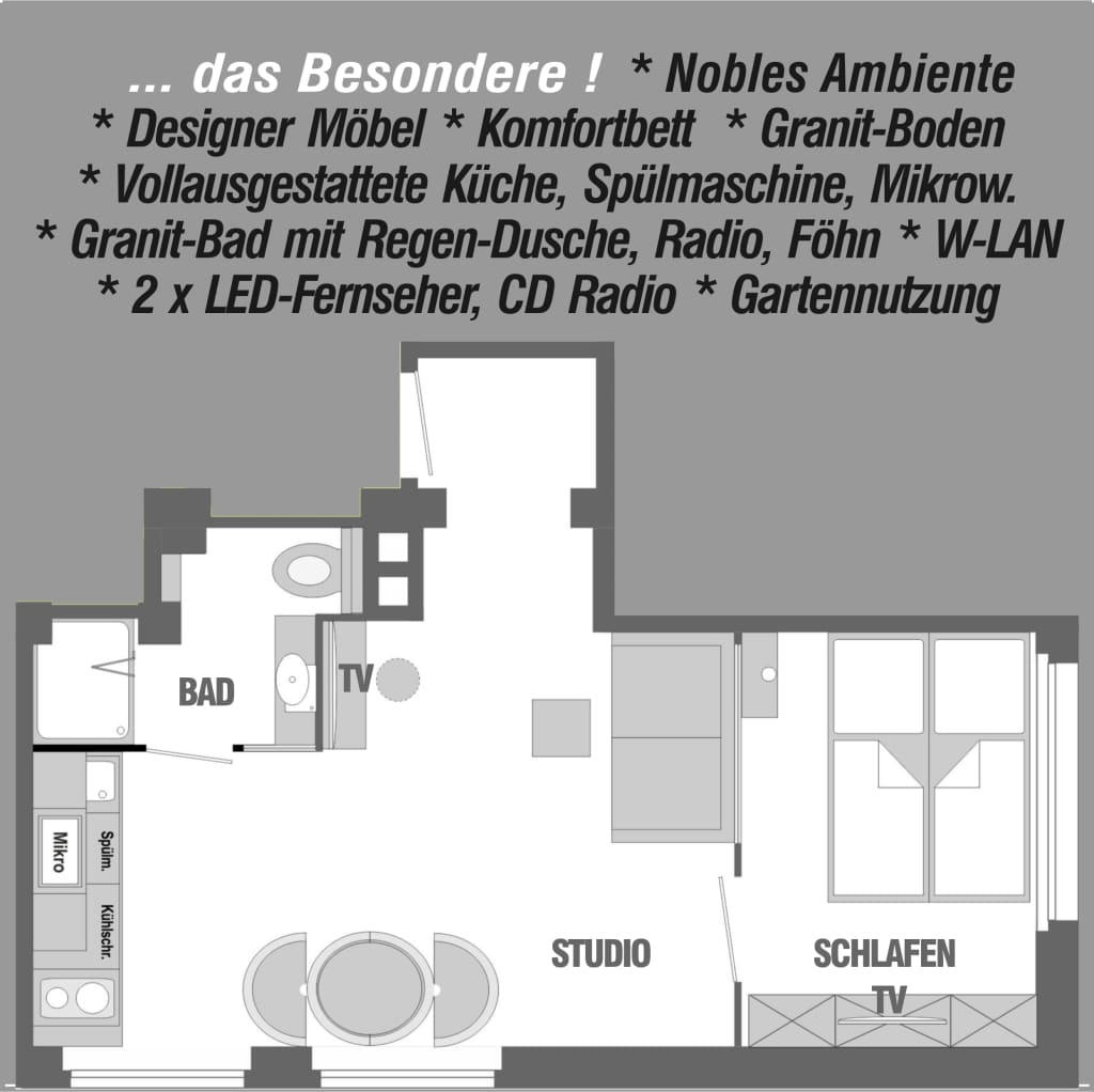 Wohnung zur Miete Wohnen auf Zeit 1.295 € 1 Zimmer 30 m²<br/>Wohnfläche 01.02.2025<br/>Verfügbarkeit Stefan-Zweig-Straße Hartenberg / Münchfeld Mainz 55122