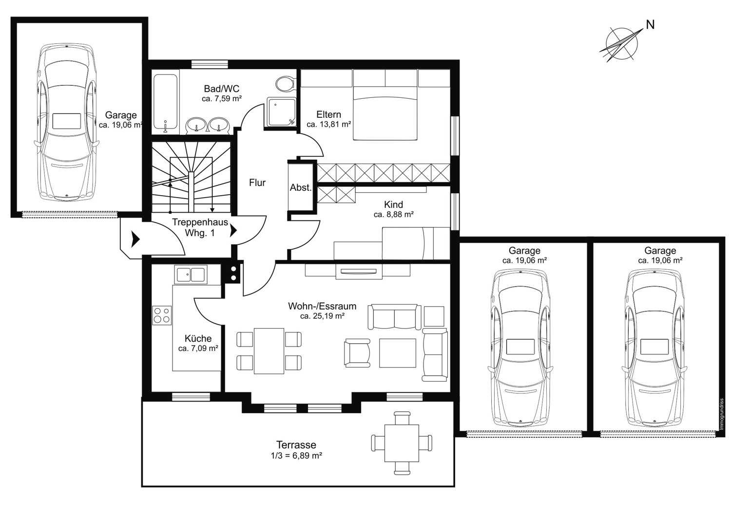 Einfamilienhaus zum Kauf 1.099.000 € 8 Zimmer 160 m²<br/>Wohnfläche 411 m²<br/>Grundstück Waldtrudering München 81825