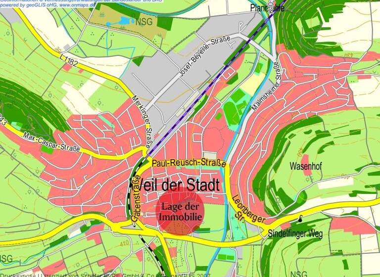 Wohnung zur Miete 400 € 1 Zimmer 13 m²<br/>Wohnfläche Weil der Stadt Weil der Stadt 71263