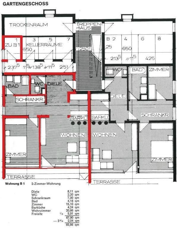 Wohnung zur Miete 990 € 2,5 Zimmer 66 m²<br/>Wohnfläche Überlingen Überlingen 88662