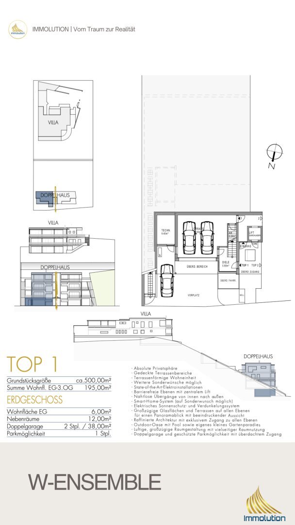 Doppelhaushälfte zum Kauf 6 Zimmer 195 m²<br/>Wohnfläche 500 m²<br/>Grundstück Grabenhof Wels 4600