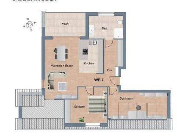 WG-Zimmer zur Miete 1.247 € 3 Zimmer 92 m² 2. Geschoss frei ab sofort Örkenweg 09 Jöllenbeck Bielefeld 33602