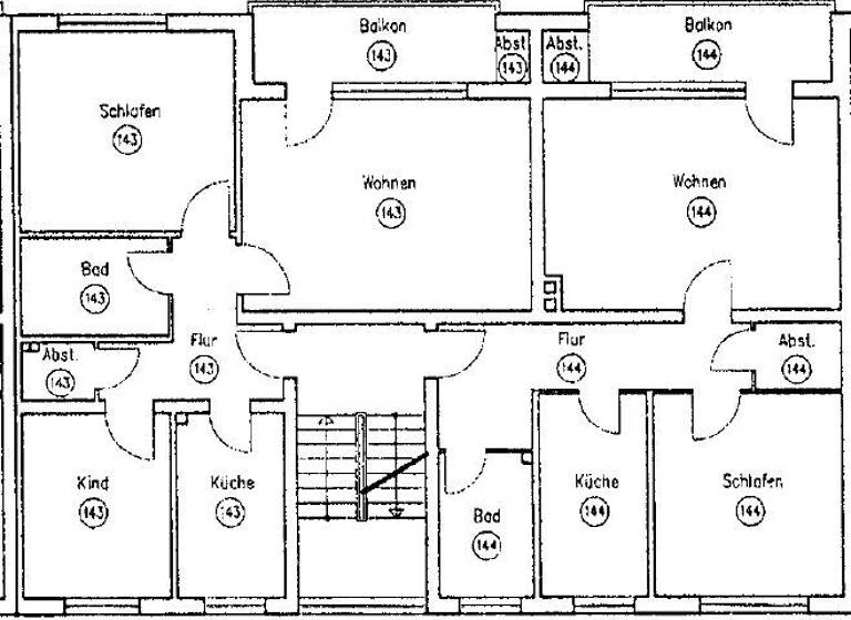 Wohnung zur Miete 590 € 3 Zimmer 67,1 m² 3. Geschoss frei ab sofort Trögelsbyer Weg 67 Engelsby Flensburg 24943