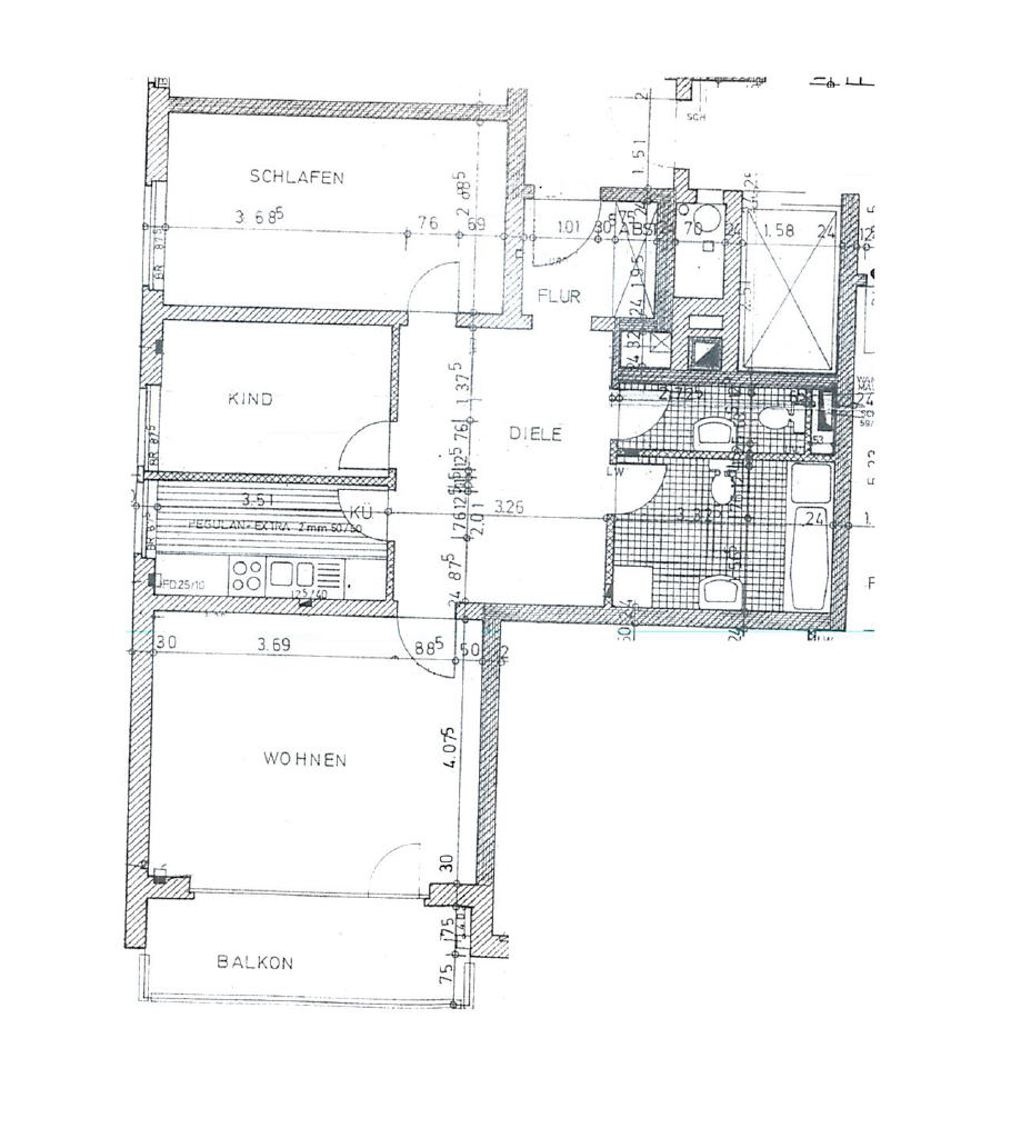 Wohnung zum Kauf 189.000 € 3 Zimmer 78 m²<br/>Wohnfläche 4.<br/>Geschoss Stadtstieg Göttingen 37083