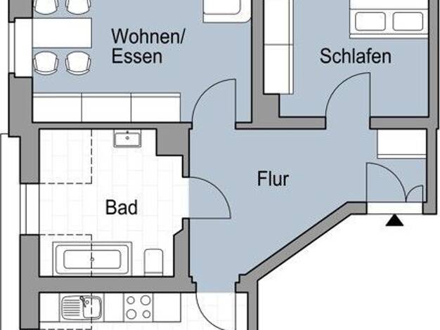 Wohnung zur Miete 493 € 2 Zimmer 62,5 m² 3. Geschoss frei ab 30.09.2026 Pestalozzistraße 49 Böhlitz-Ehrenberg Alt-West 04178