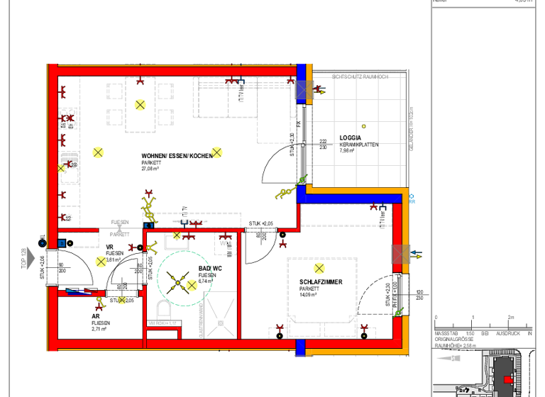 Wohnung zur Miete - Erstbezug 781 € 2 Zimmer 54,4 m² 1. Geschoss Am Dorfplatz 2 Alkoven 4072