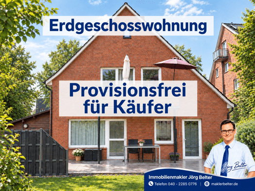Terrassenwohnung zum Kauf provisionsfrei als Kapitalanlage geeignet 460.000 € 3 Zimmer 92 m² Ochsenzoller Straße 184 Garstedt Norderstedt 22848