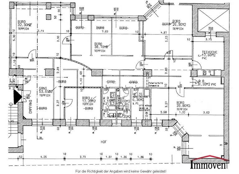 Büro zur Miete 11 € 5 Zimmer Mariahilfer Straße Wien 1070