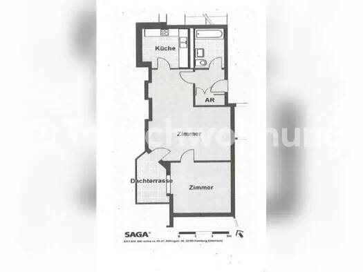 Wohnung zur Miete Tauschwohnung 506 € 2 Zimmer 55 m² Osdorf Hamburg 22765