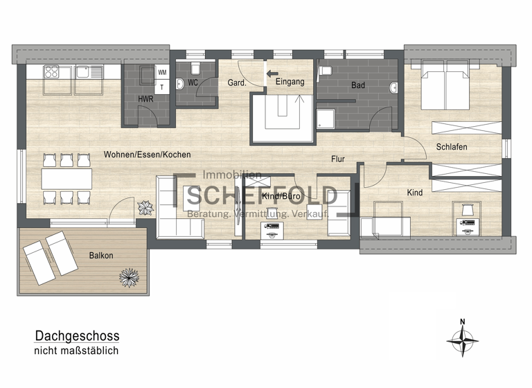 Penthouse zum Kauf - Erstbezug provisionsfrei 499.900 € 4,5 Zimmer 119 m² 2. Geschoss Au Illertissen-Au 89257