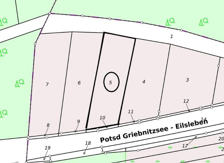 Grundstück zum Kauf 49.000 € 738,1 m² Grundstück Lellichower Allee 5 Lellichow Kyritz, OT Lellichow 16866