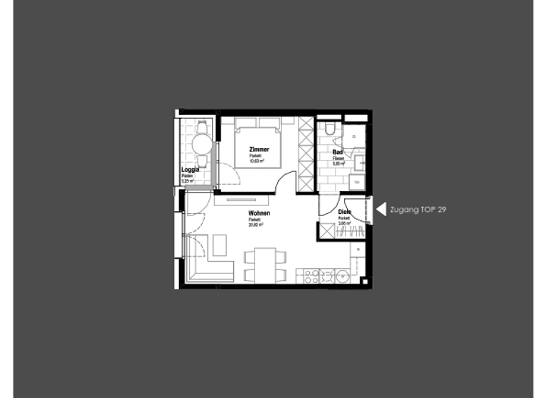 Wohnung zum Kauf 218.100 € 2 Zimmer 39,5 m² 2. Geschoss Schwechat 2320