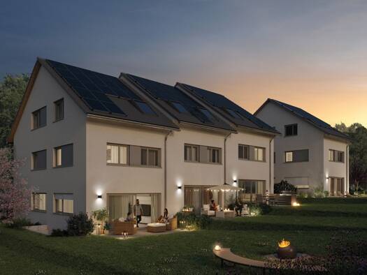 Reihenmittelhaus zum Kauf - Neubau provisionsfrei 680.000 € 6,5 Zimmer 149,3 m² 190 m² Grundstück Horstweg 2 Fenken Schlier 88281