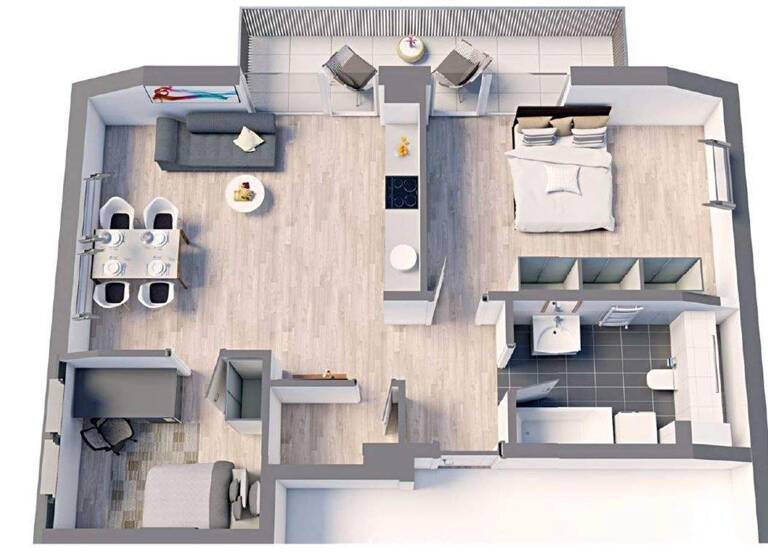 Wohnung zum Kauf - Neubau provisionsfrei als Kapitalanlage geeignet 710.000 € 3 Zimmer 60,1 m² Partenkirchen Garmisch-Partenkirchen 82467