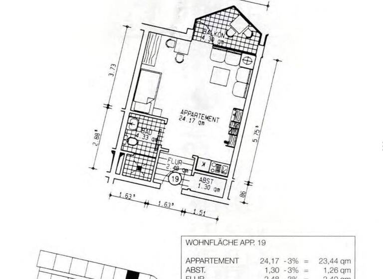 Studio zum Kauf 99.500 € 1 Zimmer 33,5 m² frei ab sofort Uelzen 29525