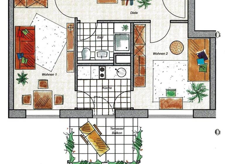 Wohnung zum Kauf 269.000 € 2 Zimmer 43 m² 3. Geschoss Rieselfeld Freiburg im Breisgau 79111