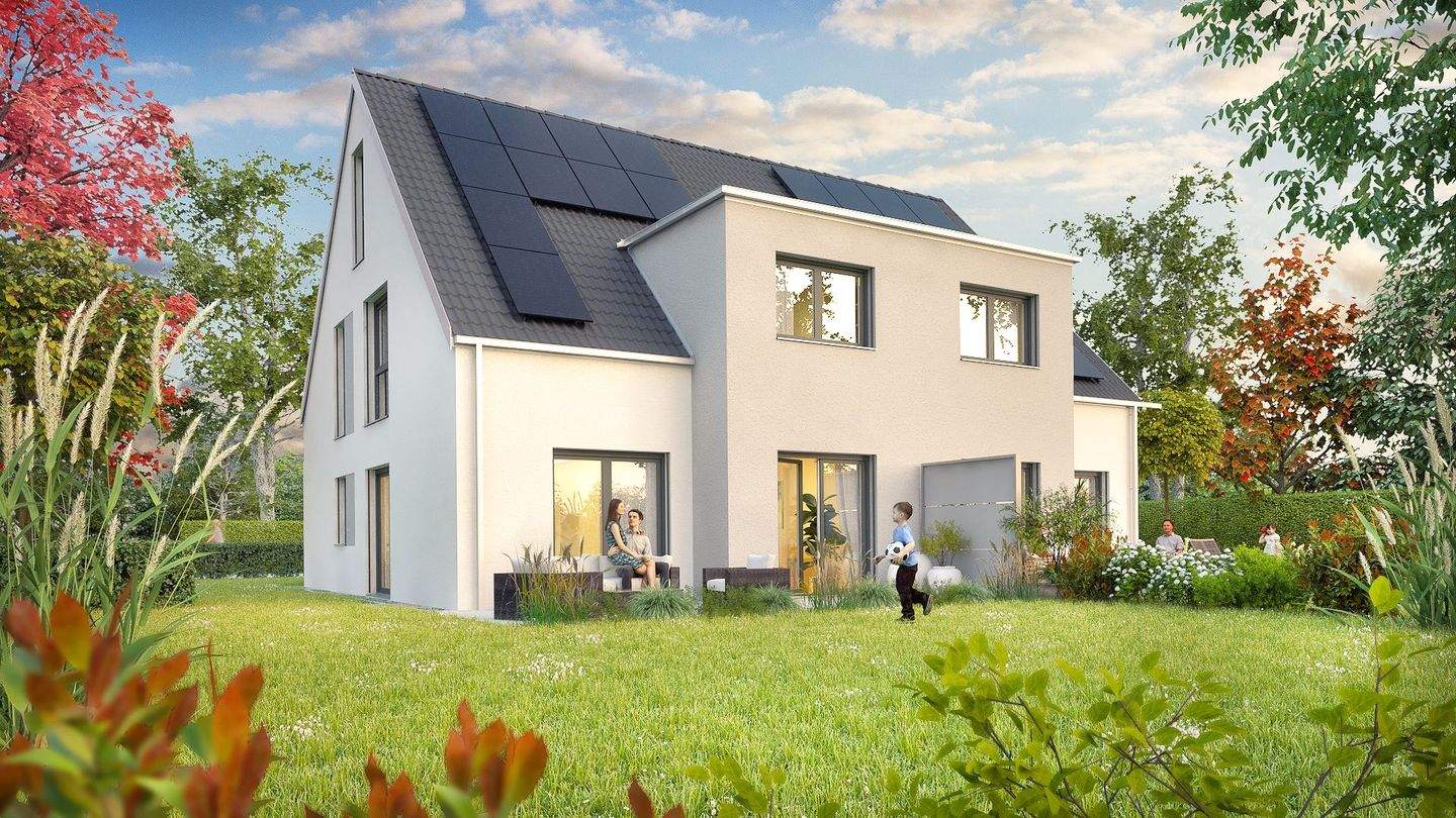 Immobilie in Möhrendorf - NEUE KfW55 Doppelhaushälften in ER Möhrendorf - Bild 0