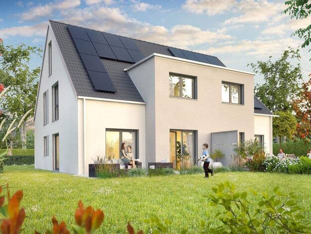 Doppelhaushälfte zum Kauf provisionsfrei 830.000 € 5 Zimmer 131 m² 210 m² Grundstück Waldstr./Sudetenstr. Möhrendorf 91096