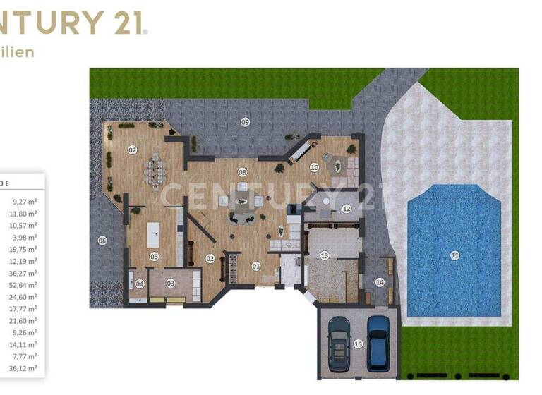 Villa zum Kauf 895.000 € 4 Zimmer 371 m² 1.607 m² Grundstück Offenham Engelsberg-Offenham 84549