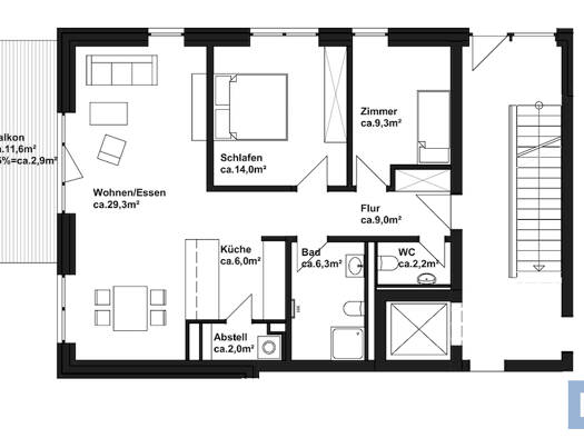 Wohnung zum Kauf provisionsfrei 585.044 € 3 Zimmer 81 m² EG Altheikendorf Heikendorf 24226