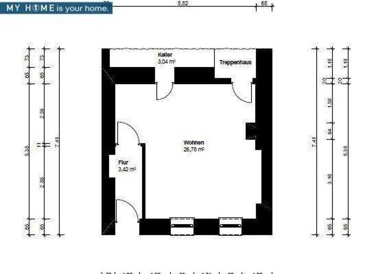 Reihenendhaus zum Kauf als Kapitalanlage geeignet 119.500 € 5 Zimmer 93 m² 365 m² Grundstück Ehranger Straße 7 Kordel 54306