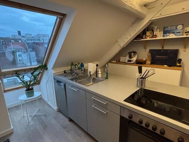 Penthouse zur Miete 1.450 € 2,5 Zimmer 60 m² Geschoss 3/3 frei ab 01.04.2026 Bilker Straße 28 Carlstadt Düsseldorf 40213