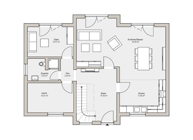 Einfamilienhaus zum Kauf provisionsfrei 474.900 € 6 Zimmer 159 m² 425 m² Grundstück Rausdorf 07646
