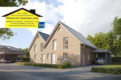 Doppelhaushälfte zum Kauf - Erstbezug provisionsfrei 399.000 € 5 Zimmer 115,8 m² 300 m² Grundstück frei ab 01.06.2027 Wiesmoor Wiesmoor 26639