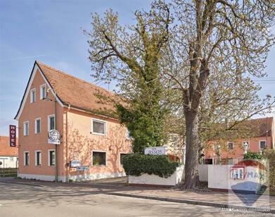 Hotel zum Kauf 1.245.000 € 523,1 m² Gastrofläche 1.750 m² Grundstück Asbach-Bäumenheim Asbach-Bäumenheim 86663
