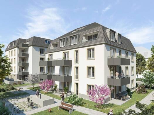 Wohnung zur Miete - Erstbezug 1.104 € 3 Zimmer 69 m² 1. Geschoss frei ab 01.07.2026 Trachauer Straße 27 Mickten Dresden 01139