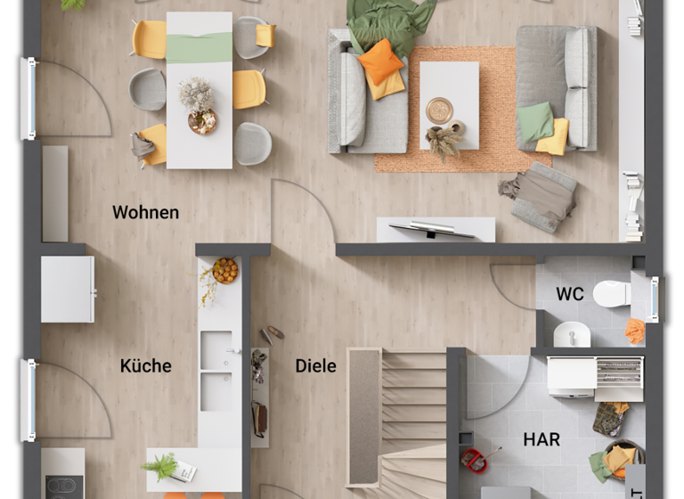 Stadthaus zum Kauf 477.622 € 4 Zimmer 129 m² 751 m² Grundstück Lemsdorf Magdeburg 39118