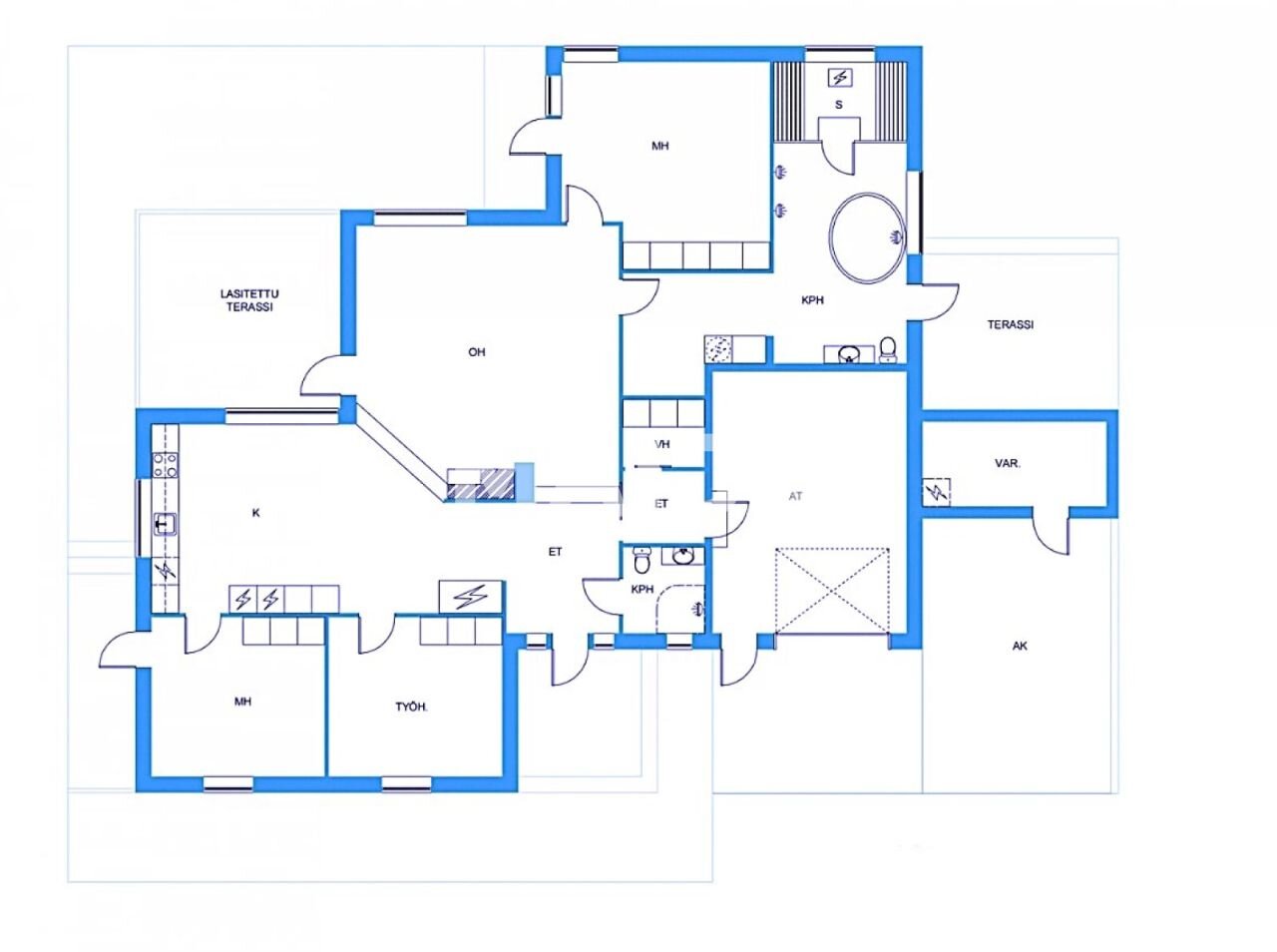 Einfamilienhaus zum Kauf 295.000 € 4 Zimmer 147 m²<br/>Wohnfläche 8.656 m²<br/>Grundstück Ruupenvainionperä Raahe 92140