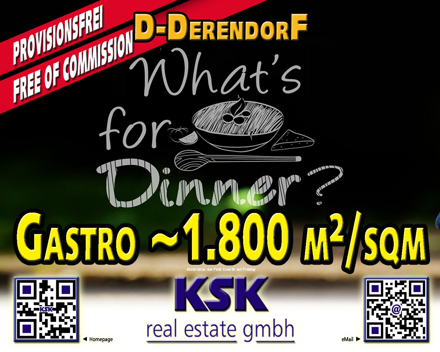 Restaurant zur Miete provisionsfrei 27.000 € 1.800 m²<br/>Gastrofläche Derendorf Düsseldorf 40476