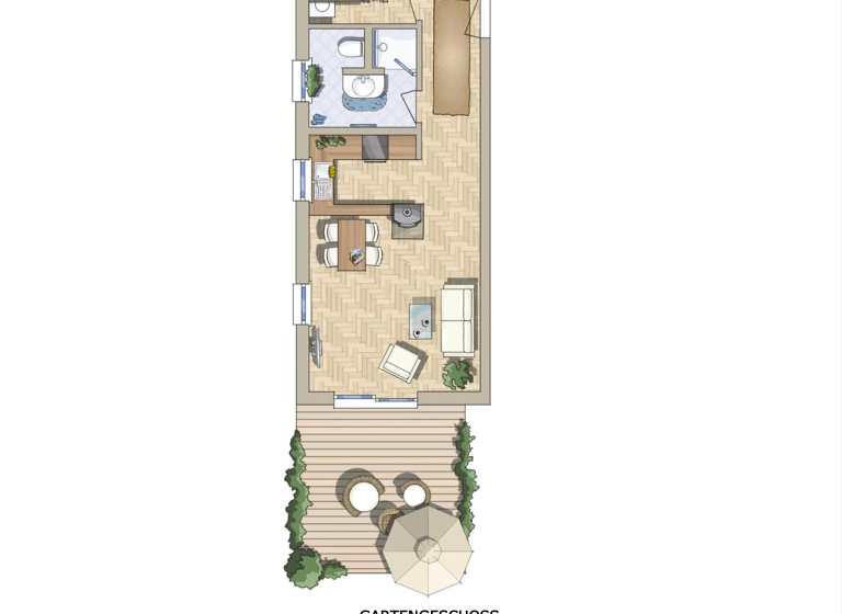 Wohnung zum Kauf 355.000 € 2 Zimmer 52,3 m²<br/>Wohnfläche EG<br/>Geschoss Neue Reihe 2 Zingst Zingst 18374