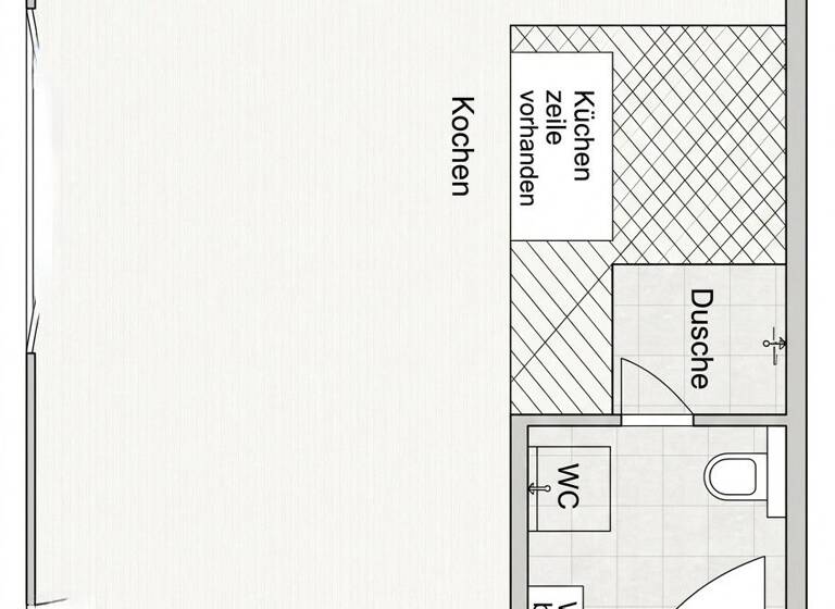 Wohnung zur Miete 800 € 1 Zimmer 23 m² frei ab 01.05.2026 Haslach Freiburg im Breisgau 79114