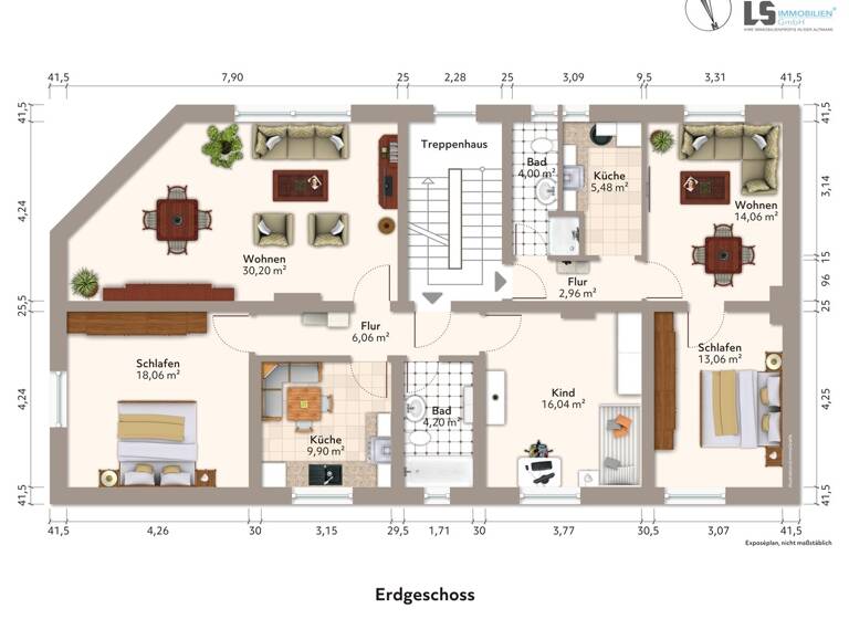 Wohnung zur Miete 450 € 3 Zimmer 85 m²<br/>Wohnfläche 1.<br/>Geschoss Bismarckstraße 25 Tangerhütte Tangerhütte 39517