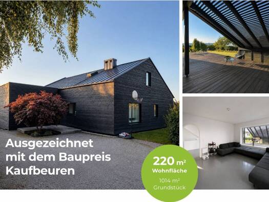 Einfamilienhaus zum Kauf 1.250.000 € 6 Zimmer 220 m² 1.070 m² Grundstück frei ab 01.08.2026 Oberbeuren Kaufbeuren 87600