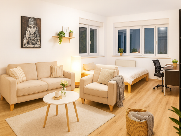 WG-Zimmer zur Miete Wohnen auf Zeit 349 € 25 m² frei ab sofort Frankfurt Frankfurt (Oder) 15234