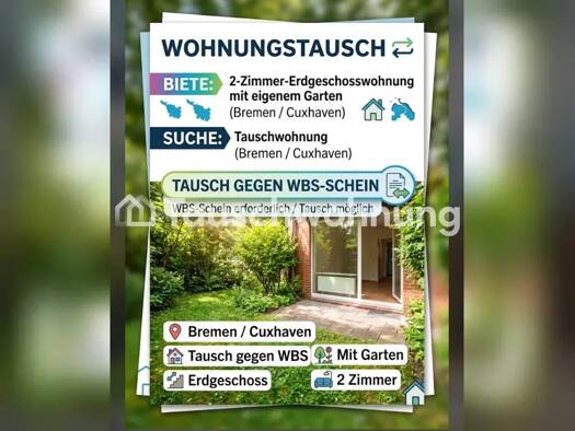 Wohnung zur Miete Tauschwohnung 500 € 2 Zimmer 60 m² Hohweg Bremen 28219