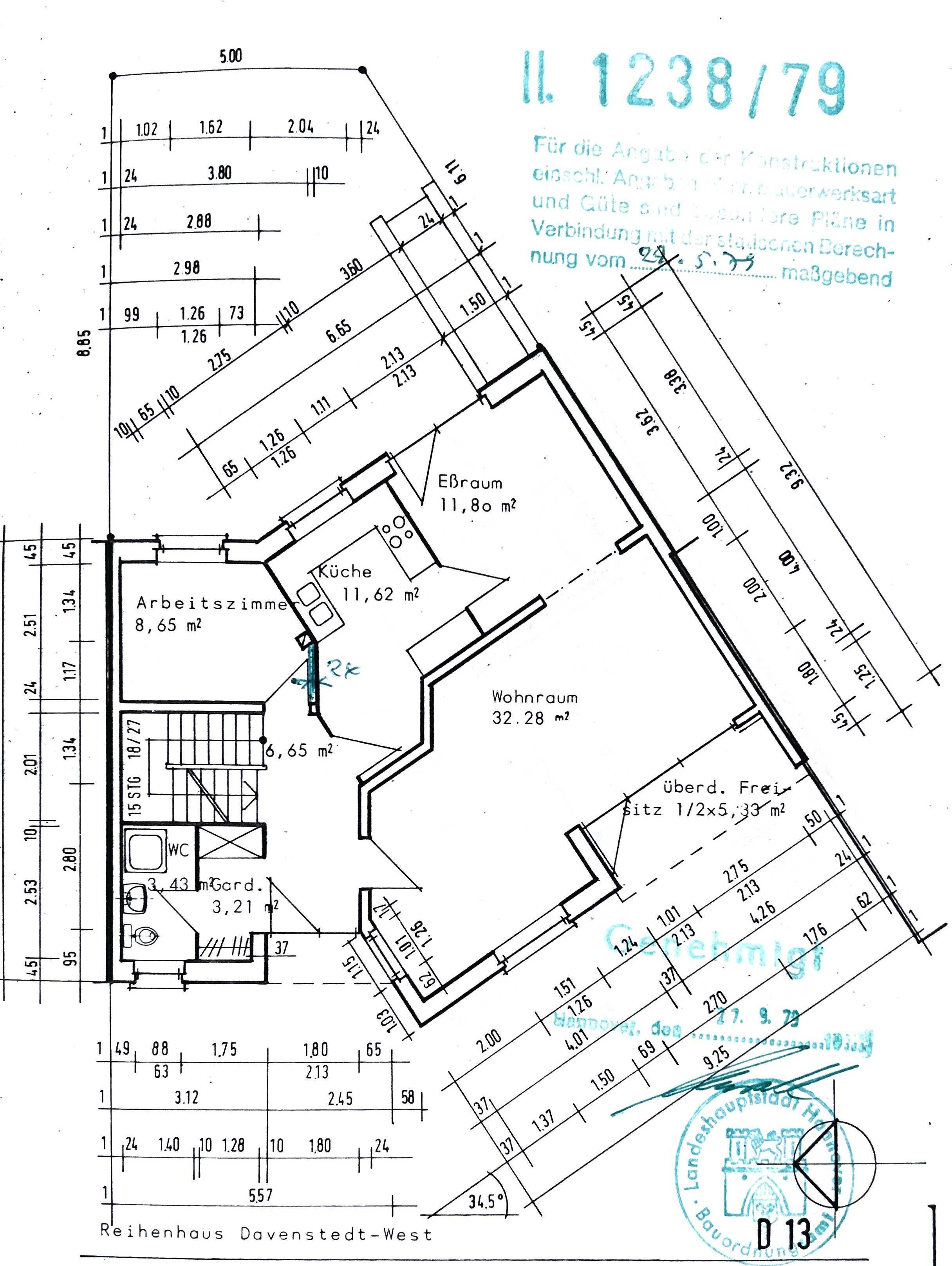 Reihenmittelhaus zum Kauf 7 Zimmer 145 m²<br/>Wohnfläche 340 m²<br/>Grundstück ab sofort<br/>Verfügbarkeit Davenstedt Hannover 30455